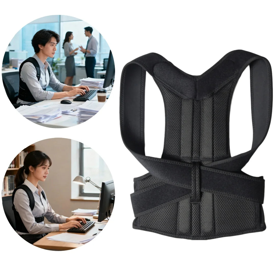 PostureUp™ Posture Corrector — Back & Shoulder Support Brace for Men & Women